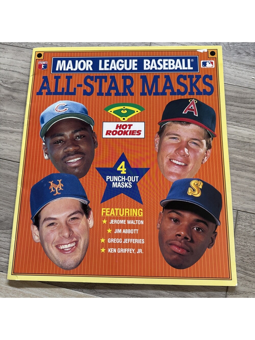 1990 Major League Baseball All-Star Masks Hot Rookies Book New